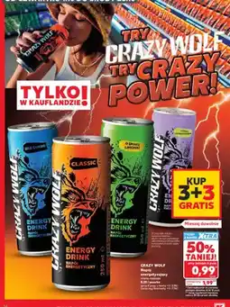 Kaufland Napój energetyzujący classic Crazy Wolf oferta