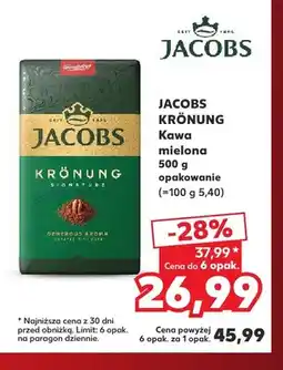 Kaufland Kawa mielona Jacobs Krönung oferta