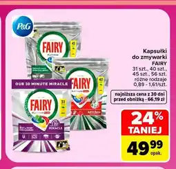 Carrefour Kapsułki do zmywarki Fairy 40 szt oferta