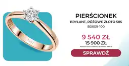 Briju Pierścionek brylant różowe złoto 585 B0609-100 Briju oferta