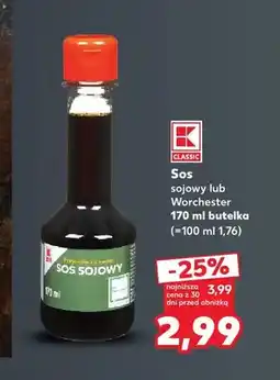 Kaufland Sos Worchester K-Classic oferta