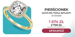 Briju Pierścionek złoto 333 topaz brylanty BI-000360 Briju oferta