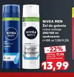 Kaufland Żel do golenia Nivea Men Hydro Care oferta