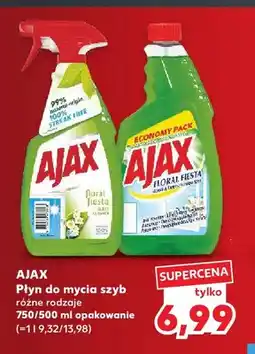 Kaufland Płyn do mycia szyb Floral Fiesta Glass Ajax oferta
