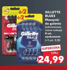Kaufland Maszynki do golenia jednorazowe Gillette Blue3 oferta