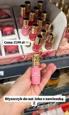Biedronka Błyszczyk do ust Joko Shine Your Way z zawieszką oferta