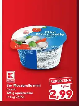 Kaufland Ser Mozzarella mini Classic K-Classic oferta