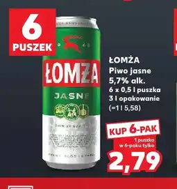 Kaufland Piwo Łomża 5,7% alk. 6-pak oferta