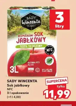 Kaufland Sok jabłkowy NFC Sady Wincenta oferta