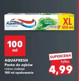 Kaufland Pasta do zębów Aquafresh oferta