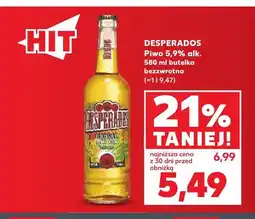 Kaufland Piwo Desperados 5,9% alk oferta