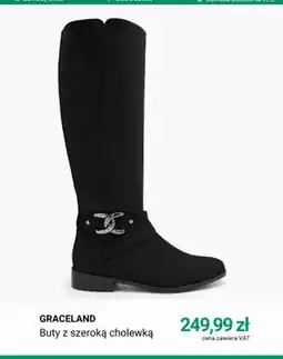 Deichmann Buty z szeroką cholewką Graceland oferta