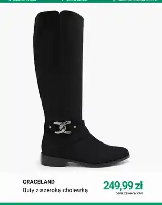 Buty z szeroką cholewką Graceland