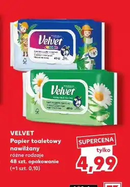 Kaufland Papier toaletowy nawilżany Velvet oferta