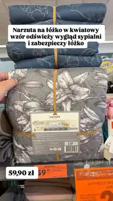 Biedronka Narzuta na łóżko dwustronna Smukee Home oferta