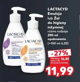 Kaufland Emulsja do higieny intymnej Lactacyd Łagodzący oferta