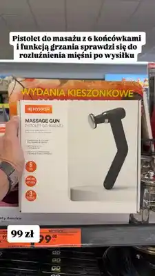 Biedronka Pistolet do masażu Hykker oferta