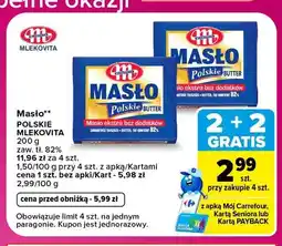 Carrefour Masło Polskie Mlekovita oferta