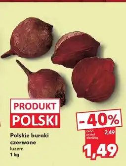 Kaufland Buraki czerwone polskie oferta