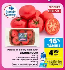 Carrefour Polskie pomidory malinowe Carrefour oferta