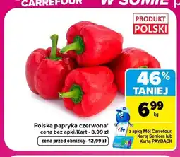 Carrefour Papryka czerwona polska oferta