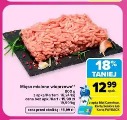 Carrefour Mięso mielone wieprzowe oferta