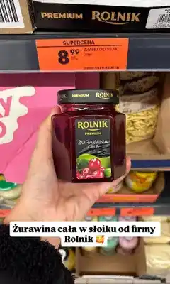Biedronka Żurawina cała Rolnik Premium oferta