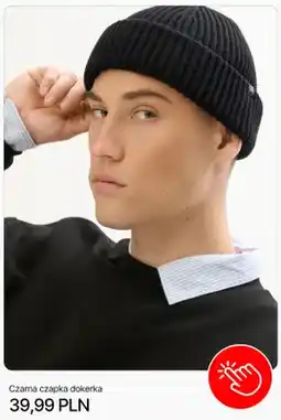 Cropp Czarna czapka dokerka Cropp oferta