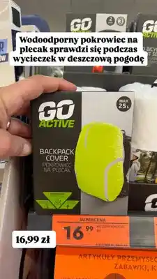 Biedronka Pokrowiec na plecak Go Active oferta
