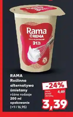 Kaufland Roślinna alternatywa śmietany Rama oferta