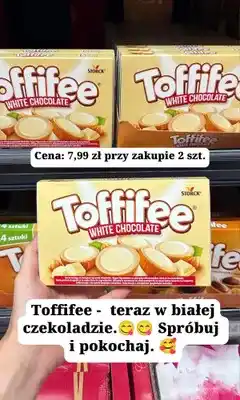 Biedronka Czekoladki Toffifee White Chocolate oferta