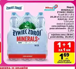 Carrefour Napój Minerals+ Żywiec Zdrój 6-pak oferta