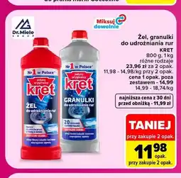 Carrefour Granulki do udrożniania rur Kret oferta