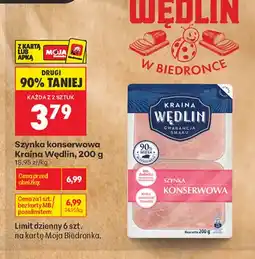 Biedronka Szynka konserwowa Kraina Wędlin oferta