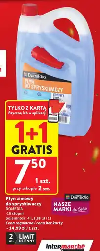 Intermarche Płyn zimowy do spryskiwaczy Domedia oferta