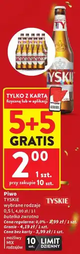 Intermarche Piwo TYSKIE oferta