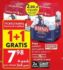 Intermarche Piwo Harnas jasne pełne oferta