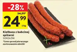 Intermarche Kietłasa z babcinej spiżarni Sokołów oferta