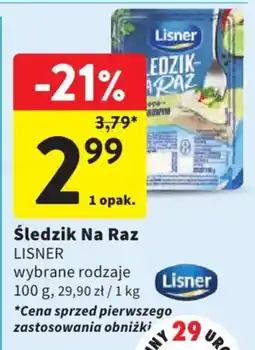 Intermarche Śledzik Na Raz Lisner oferta