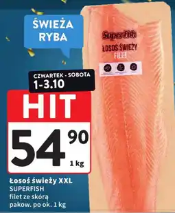 Intermarche Łosoś świeży XXL SUPERFISH oferta