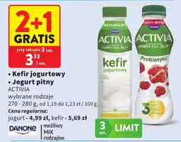 Intermarche Kefir jogurtowy ACTIVIA oferta