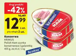 Intermarche Konserwa Krakus Polish Ham szynka konserwowa z galaretką oferta