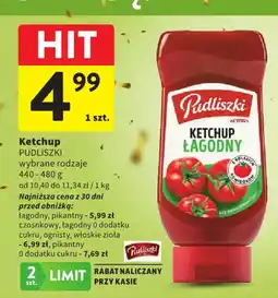 Intermarche Ketchup Pudliszki Łagodny oferta