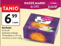 Intermarche Herbata O LA LA! wybrane rodzaje oferta