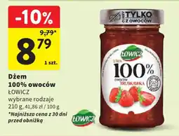 Intermarche Dżem 100% owoców ŁOWICZ oferta