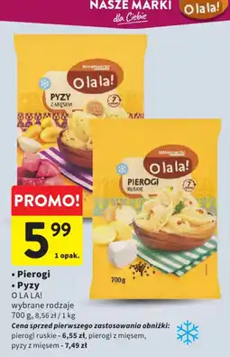 Intermarche Pierogi i Pyzy O La La! wybrane rodzaje oferta