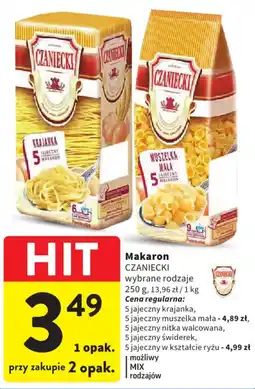 Intermarche Makaron CZANIECKI oferta