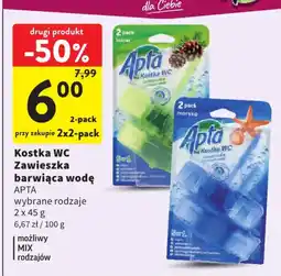 Intermarche Kostka WC Zawieszka barwiąca wodę APTA oferta
