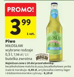 Intermarche Piwo MIŁOSŁAW wybrane rodzaje oferta