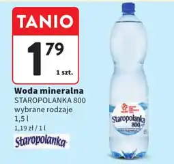 Intermarche Woda mineralna Staropolska 800 oferta